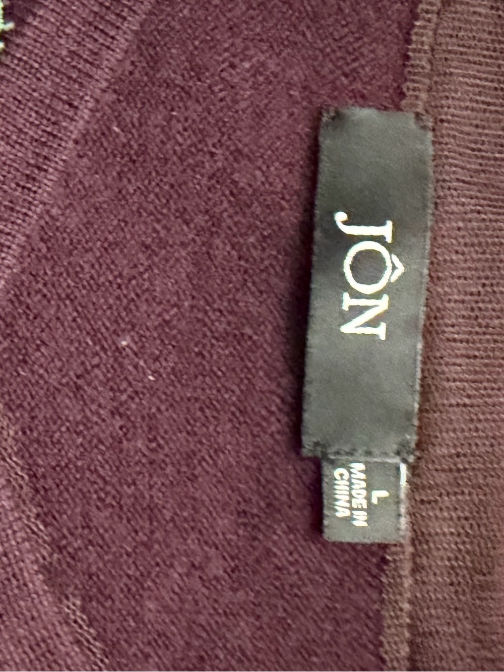 Embellished Plum Cropped Cardigan with Leaf Appliqués 100% merino wool - Picture 10 of 11